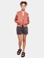 Urban Classics / Baseball jack Inset College in oranje - thumbnail