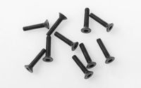 RC4WD Steel Flat Head Socket Cap Screws M2 x 10mm (Black) (Z-S1763)