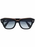 Ray-Ban lunettes de soleil State Street à monture carrée - Noir