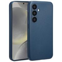 Accezz MagSafe Leather Backcover Samsung Galaxy S24 Telefoonhoesje Blauw Accezz MagSafe Leather Backcover Samsung Galaxy S24 Telefoonhoesje Blauw