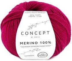 Katia Merino 100% 049 Donker fuchsia