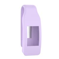 Slimme horloge silicone clip knop beschermende case voor Fitbit Inspire HR (licht paars)