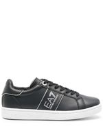 Ea7 Emporio Armani baskets Classic EA7 en cuir - Bleu - thumbnail