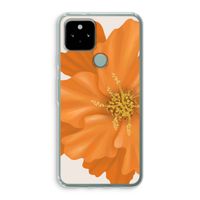 Orange Ellila flower: Google Pixel 5 Transparant Hoesje