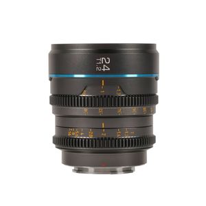 Sirui Nightwalker Series 24mm T1.2 S35 Manual Focus Cine Lens X Mount, gun metal grijs