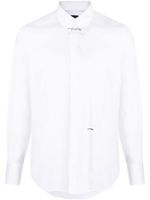 DSQUARED2 chemise boutonnée à détail de logo - Blanc - thumbnail