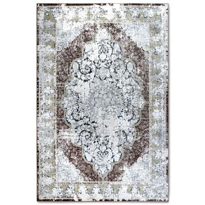 Vloerkleed Roger - Bruin maat: 280x190cm - materiaal: Polyester - Dekbed-Discounter.nl