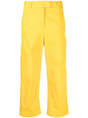 Alberto Biani pantalon ample à coupe courte - Jaune