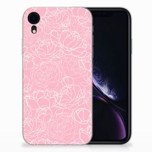 Apple iPhone Xr TPU Case White Flowers