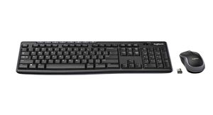 Logitech Wireless Combo MK270 toetsenbord Inclusief muis USB QWERTY Italiaans Zwart