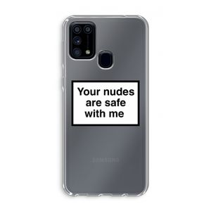 Safe with me: Samsung Galaxy M31 Transparant Hoesje