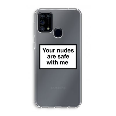 Safe with me: Samsung Galaxy M31 Transparant Hoesje