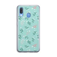 Small white flowers: Samsung Galaxy A40 Transparant Hoesje