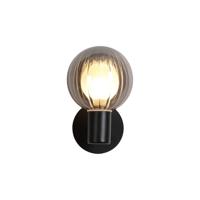 Searchlight WandlampLuminsphere zwart enkel - 30506BK