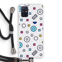 8-bit N°9: Samsung Galaxy A71 Transparant Hoesje met koord