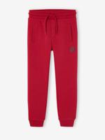 Joggingbroek van molton jongens rood - thumbnail