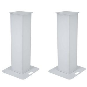 Eurolite 2x Stage Stand 150cm met covers en tas wit