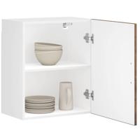 Keukenbovenkast Porto bewerkt hout gerookt eikenkleurig