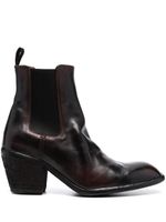 Officine Creative bottines Sydne en cuir - Marron - thumbnail