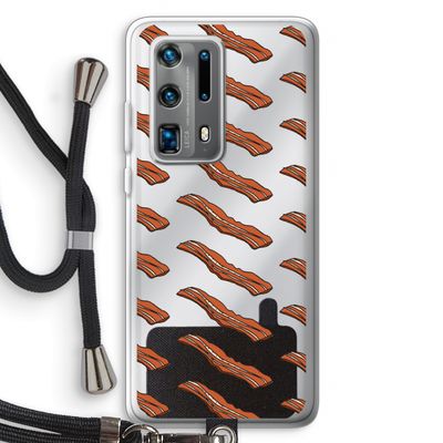 Bacon to my eggs #2: Huawei P40 Pro Plus Transparant Hoesje met koord