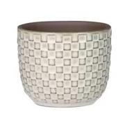 Mini pot relief wit D7