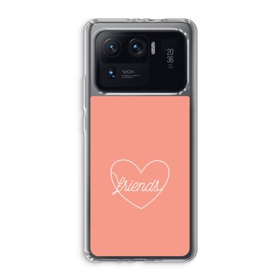 Friends heart: Xiaomi Mi 11 Ultra Transparant Hoesje