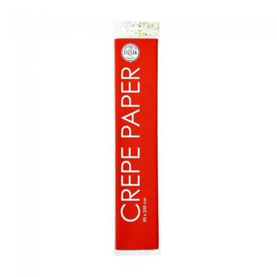 Globos Crepepapier 50x250 rood pak a 12 rol