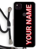 Namecase: Pixel 4a 5G Transparant Hoesje met koord