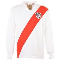 River Plate Retro Voetbalshirt 1960's-1970's - thumbnail