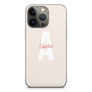 Strawberry Milkshake: iPhone 13 Pro Transparant Hoesje