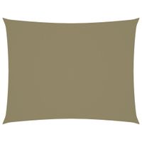 Zonnescherm rechthoekig 2,5x4 m oxford stof beige