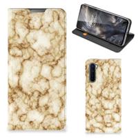 OnePlus Nord | Standcase | Marmer Goud