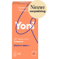 Yoni tampons medium 100% biologisch katoen 16 stuks bij Jumbo