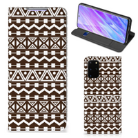 Samsung Galaxy S20 Plus Hoesje met Magneet Aztec Brown