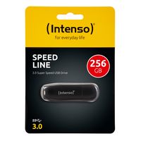 Intenso Speed Line USB flash drive 256 GB USB Type-A 3.2 Gen 1 (3.1 Gen 1) Zwart - thumbnail
