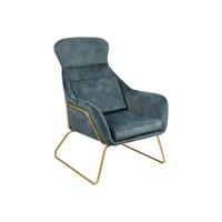 Fauteuil Adriana Blauw - thumbnail