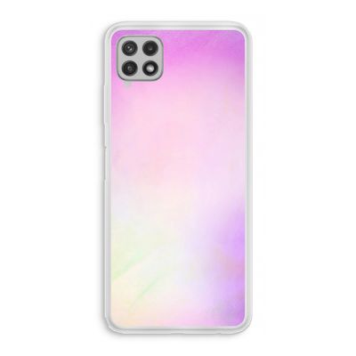 Flow mist pastel: Samsung Galaxy A22 4G Transparant Hoesje