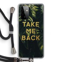 Take me back: Samsung Galaxy A72 5G Transparant Hoesje met koord