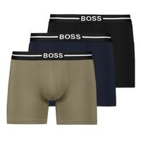 Hugo Boss boxershorts groen-zwart-blauw 3-pack