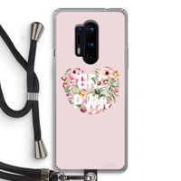 GRL PWR Flower: OnePlus 8 Pro Transparant Hoesje met koord