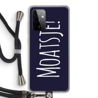 Moatsje!: Samsung Galaxy A72 5G Transparant Hoesje met koord