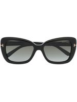 TOM FORD Eyewear lunettes de soleil à monture papillon - Noir - thumbnail