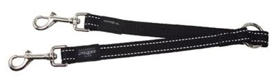 Rogz For Dogs fanbelt splitter zwart