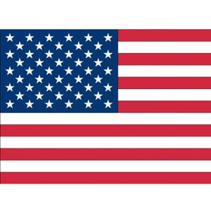 Vlag van USA/Amerika stickers - 10x - 7.5 x 10 cm - Binnen/buiten