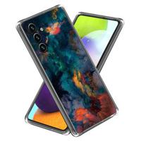 Samsung Galaxy A25 Stijlvolle Ultradunne TPU Hoesje - Kleurrijke Wolken