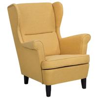 Beliani ABSON - Fauteuil-Geel-Polyester - thumbnail