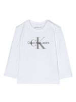 Calvin Klein Kids t-shirt à logo imprimé - Blanc