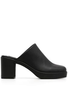 Senso mules Dane en cuir - Noir