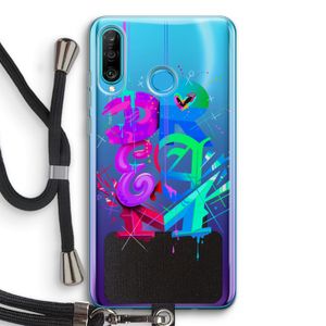 Dream: Huawei P30 Lite Transparant Hoesje met koord