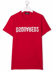 DSQUARED2 KIDS t-shirt à logo imprimé - Rouge